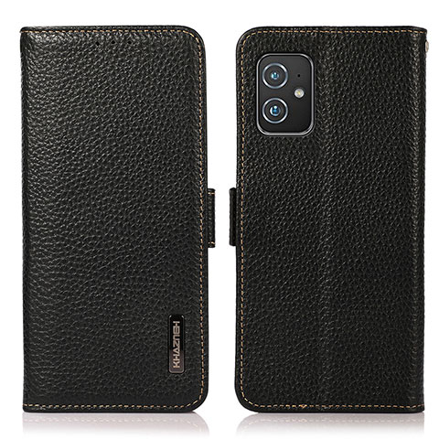 Funda de Cuero Cartera con Soporte Carcasa B03H para Asus Zenfone 8 ZS590KS Negro