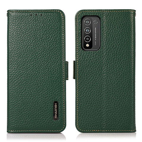 Funda de Cuero Cartera con Soporte Carcasa B03H para Huawei Honor 10X Lite Verde