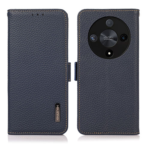 Funda de Cuero Cartera con Soporte Carcasa B03H para Huawei Honor Magic6 Lite 5G Azul