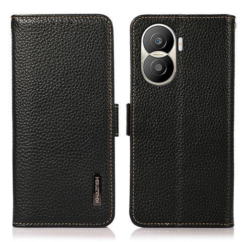 Funda de Cuero Cartera con Soporte Carcasa B03H para Huawei Honor X40i 5G Negro