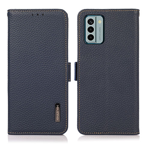 Funda de Cuero Cartera con Soporte Carcasa B03H para Nokia G22 Azul