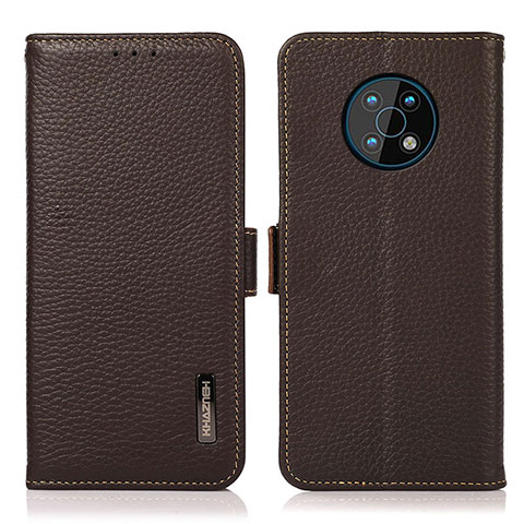 Funda de Cuero Cartera con Soporte Carcasa B03H para Nokia G50 5G Marron