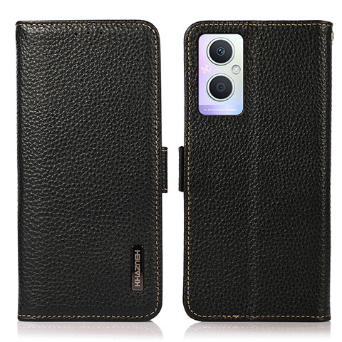 Funda de Cuero Cartera con Soporte Carcasa B03H para OnePlus Nord N20 5G Negro