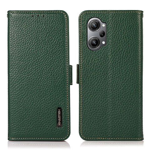 Funda de Cuero Cartera con Soporte Carcasa B03H para Oppo K10 Pro 5G Verde