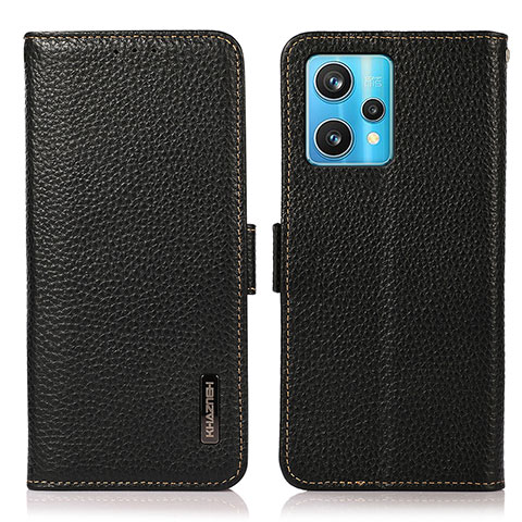 Funda de Cuero Cartera con Soporte Carcasa B03H para Realme Narzo 50 Pro 5G Negro