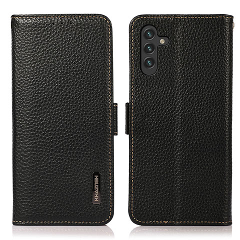 Funda de Cuero Cartera con Soporte Carcasa B03H para Samsung Galaxy A13 5G Negro