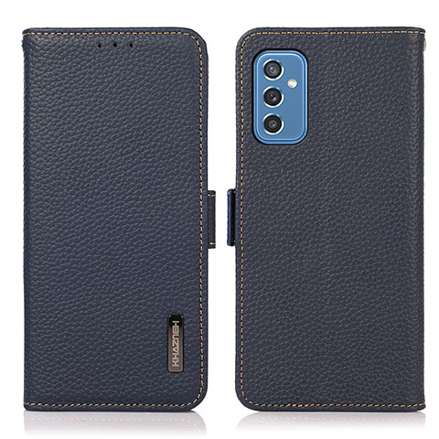 Funda de Cuero Cartera con Soporte Carcasa B03H para Samsung Galaxy M52 5G Azul