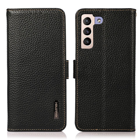 Funda de Cuero Cartera con Soporte Carcasa B03H para Samsung Galaxy S22 Plus 5G Negro