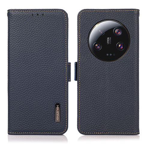 Funda de Cuero Cartera con Soporte Carcasa B03H para Xiaomi Mi 13 Ultra 5G Azul