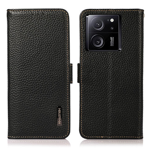 Funda de Cuero Cartera con Soporte Carcasa B03H para Xiaomi Mi 13T 5G Negro