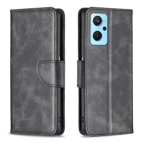 Funda de Cuero Cartera con Soporte Carcasa B04F para Oppo K10 4G Negro