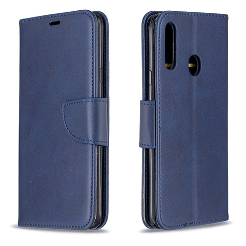 Funda de Cuero Cartera con Soporte Carcasa B04F para Samsung Galaxy A20s Azul