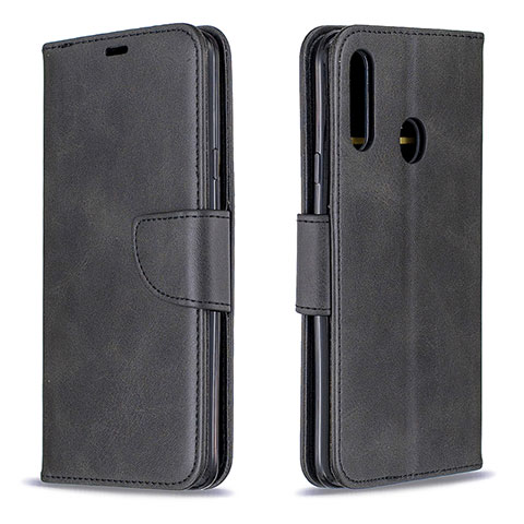 Funda de Cuero Cartera con Soporte Carcasa B04F para Samsung Galaxy A20s Negro