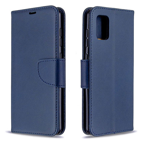 Funda de Cuero Cartera con Soporte Carcasa B04F para Samsung Galaxy A31 Azul