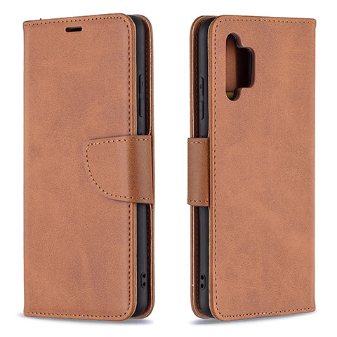 Funda de Cuero Cartera con Soporte Carcasa B04F para Samsung Galaxy A32 4G Marron