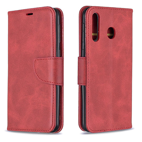 Funda de Cuero Cartera con Soporte Carcasa B04F para Samsung Galaxy A40s Rojo