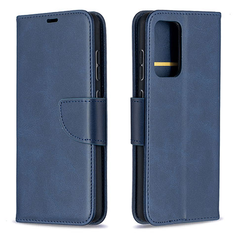 Funda de Cuero Cartera con Soporte Carcasa B04F para Samsung Galaxy A52s 5G Azul