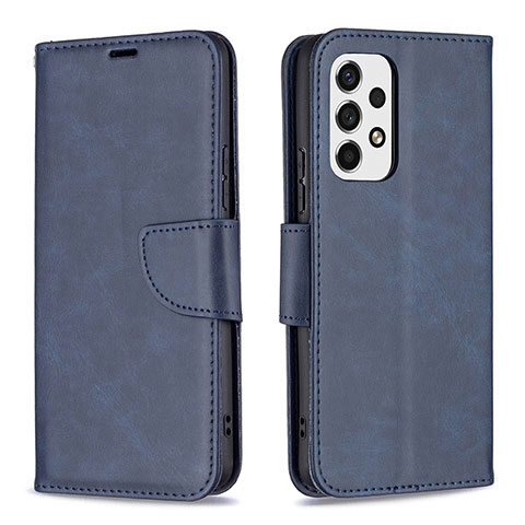 Funda de Cuero Cartera con Soporte Carcasa B04F para Samsung Galaxy A53 5G Azul