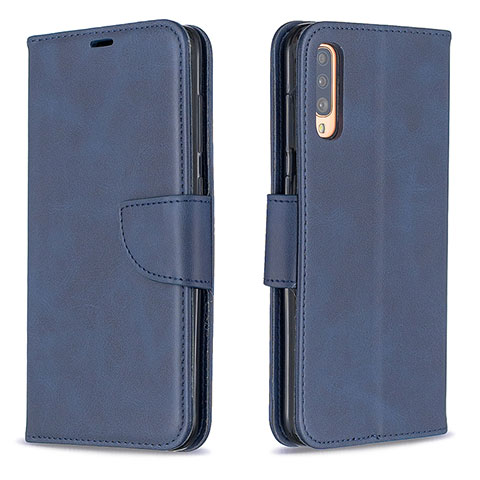 Funda de Cuero Cartera con Soporte Carcasa B04F para Samsung Galaxy A70 Azul