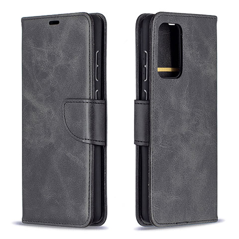 Funda de Cuero Cartera con Soporte Carcasa B04F para Samsung Galaxy A72 4G Negro