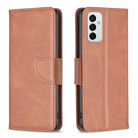 Funda de Cuero Cartera con Soporte Carcasa B04F para Samsung Galaxy F23 5G Marron