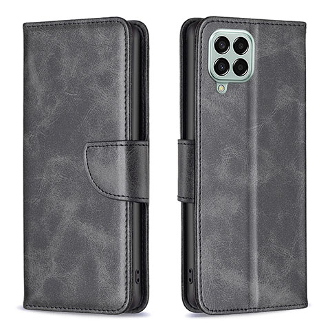 Funda de Cuero Cartera con Soporte Carcasa B04F para Samsung Galaxy M33 5G Negro