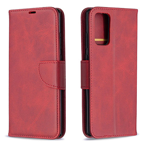 Funda de Cuero Cartera con Soporte Carcasa B04F para Samsung Galaxy Note 20 5G Rojo