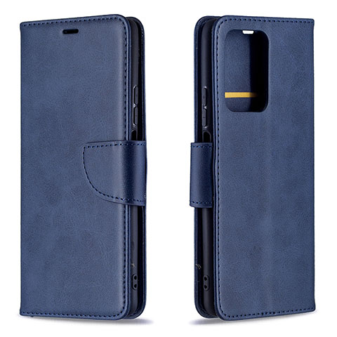 Funda de Cuero Cartera con Soporte Carcasa B04F para Xiaomi Mi 11T 5G Azul