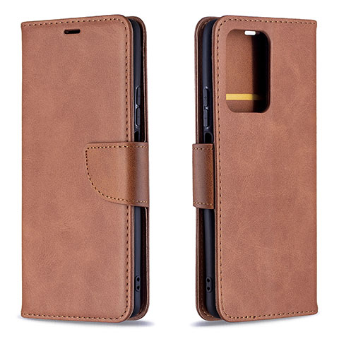 Funda de Cuero Cartera con Soporte Carcasa B04F para Xiaomi Mi 11T 5G Marron