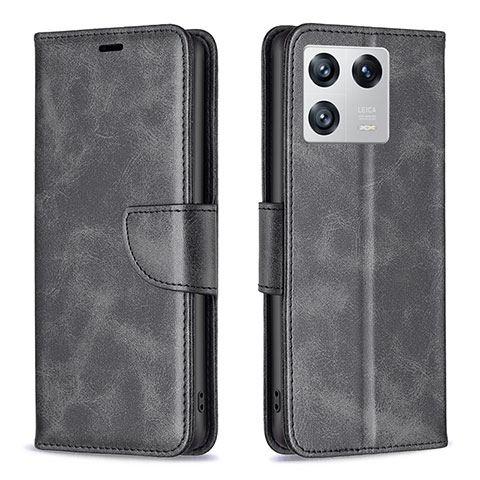 Funda de Cuero Cartera con Soporte Carcasa B04F para Xiaomi Mi 13 5G Negro