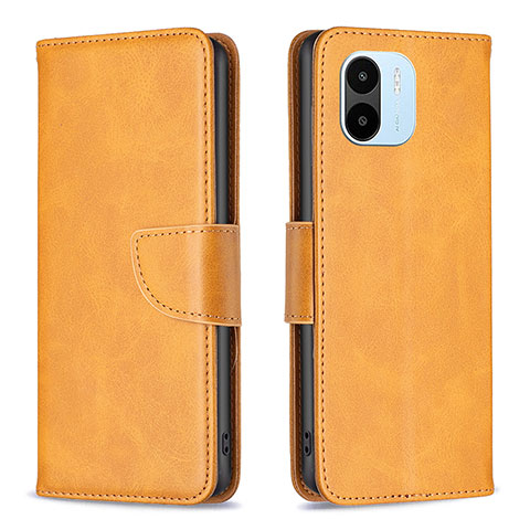 Funda de Cuero Cartera con Soporte Carcasa B04F para Xiaomi Redmi A1 Marron Claro