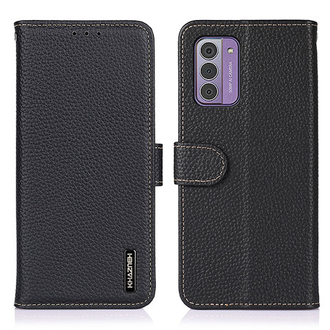 Funda de Cuero Cartera con Soporte Carcasa B04H para Nokia G42 5G Negro