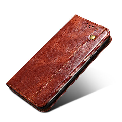 Funda de Cuero Cartera con Soporte Carcasa B04S para Samsung Galaxy S21 FE 5G Marron