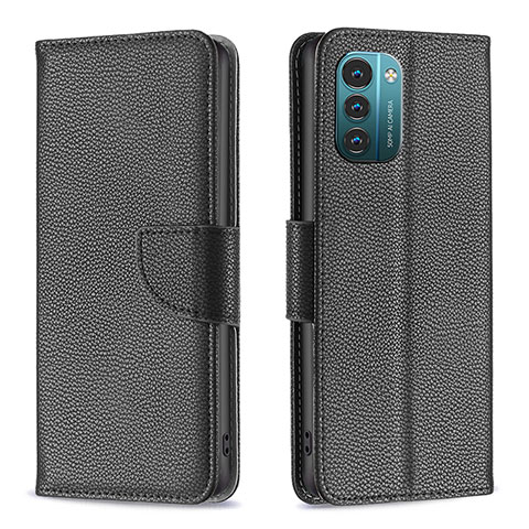 Funda de Cuero Cartera con Soporte Carcasa B06F para Nokia G11 Negro