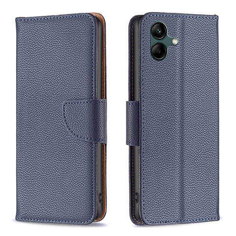 Funda de Cuero Cartera con Soporte Carcasa B06F para Samsung Galaxy A05 Azul