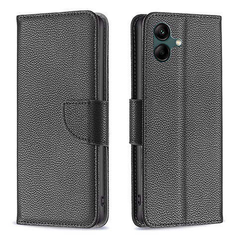 Funda de Cuero Cartera con Soporte Carcasa B06F para Samsung Galaxy A05 Negro