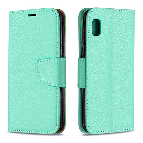 Funda de Cuero Cartera con Soporte Carcasa B06F para Samsung Galaxy A10e Verde