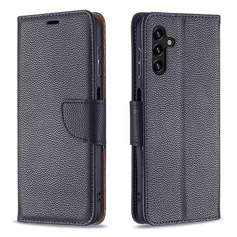 Funda de Cuero Cartera con Soporte Carcasa B06F para Samsung Galaxy A13 5G Negro