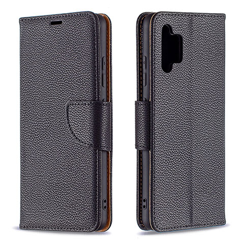 Funda de Cuero Cartera con Soporte Carcasa B06F para Samsung Galaxy A32 4G Negro