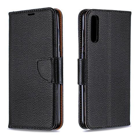 Funda de Cuero Cartera con Soporte Carcasa B06F para Samsung Galaxy A70S Negro