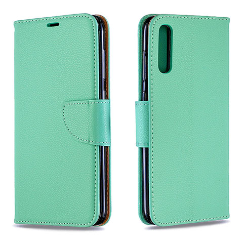 Funda de Cuero Cartera con Soporte Carcasa B06F para Samsung Galaxy A70S Verde