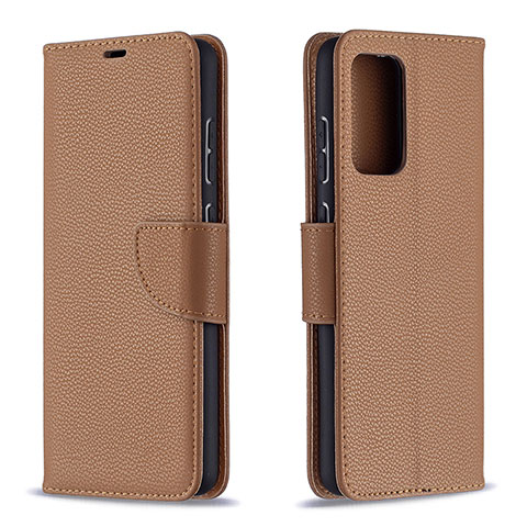 Funda de Cuero Cartera con Soporte Carcasa B06F para Samsung Galaxy A72 5G Marron