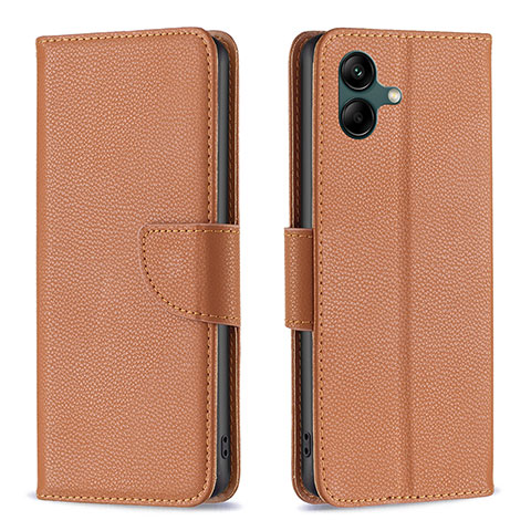 Funda de Cuero Cartera con Soporte Carcasa B06F para Samsung Galaxy F14 5G Marron