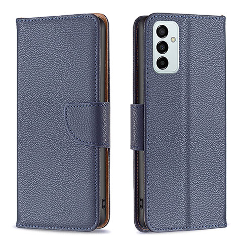 Funda de Cuero Cartera con Soporte Carcasa B06F para Samsung Galaxy F23 5G Azul