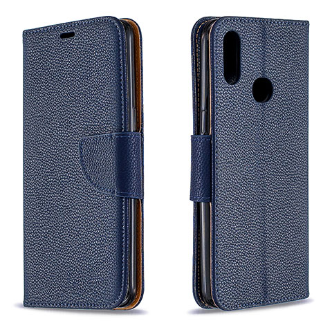 Funda de Cuero Cartera con Soporte Carcasa B06F para Samsung Galaxy M01s Azul