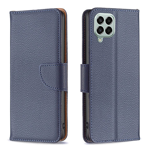 Funda de Cuero Cartera con Soporte Carcasa B06F para Samsung Galaxy M33 5G Azul