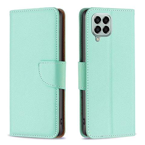 Funda de Cuero Cartera con Soporte Carcasa B06F para Samsung Galaxy M33 5G Verde