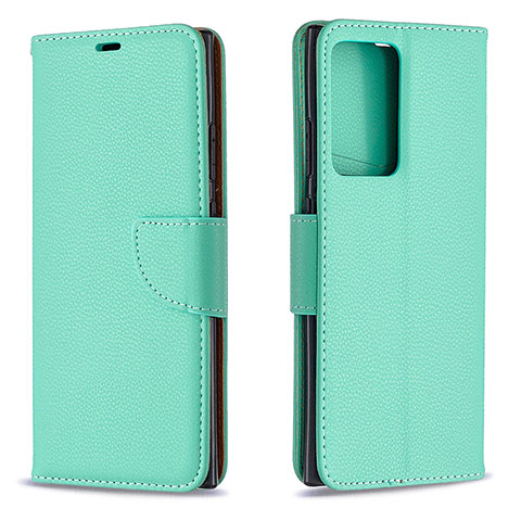 Funda de Cuero Cartera con Soporte Carcasa B06F para Samsung Galaxy Note 20 Ultra 5G Verde