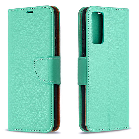 Funda de Cuero Cartera con Soporte Carcasa B06F para Samsung Galaxy S20 FE 4G Verde