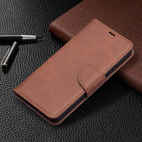 Funda de Cuero Cartera con Soporte Carcasa B06F para Samsung Galaxy S21 Plus 5G Marron